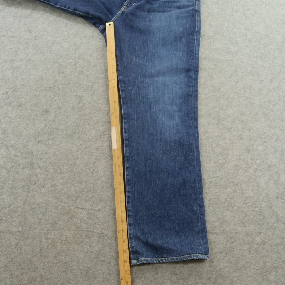 Adriano Goldschmied Jeans Mens 36 Blue Everett Slim Straight Japan Denim - Picture 10 of 11